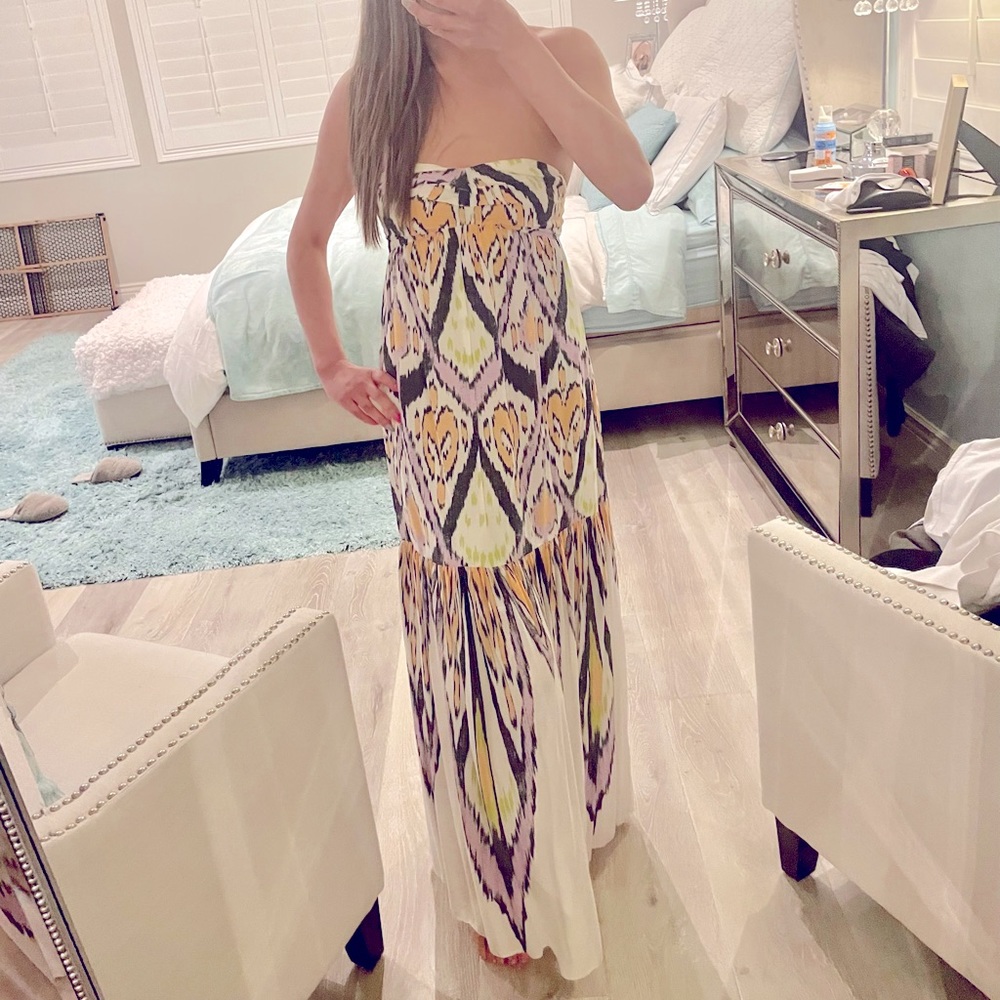 Free people tribal print maxi dress